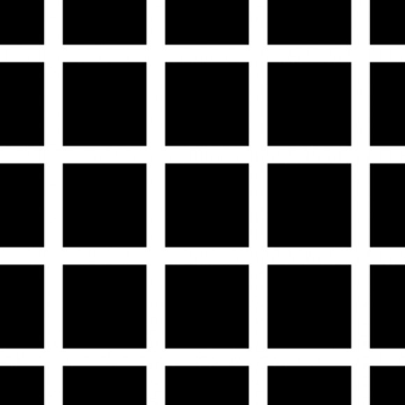 A grid pattern before 'gravitational lensing'